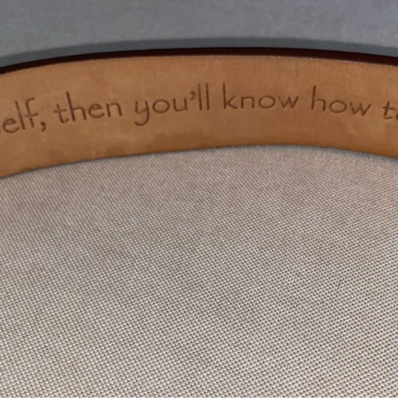 F107052 Ariat Men's Western Belt with Turquoise Blue W Orange Gems 32 / 80 - Picture 3 of 10